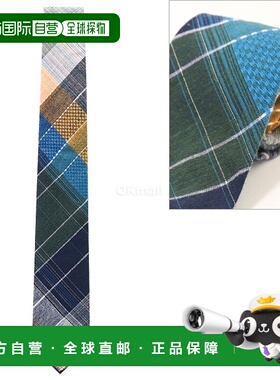 韩国直邮Engineered Garments 海军蓝/黄色/绿色马德拉斯多臂提花