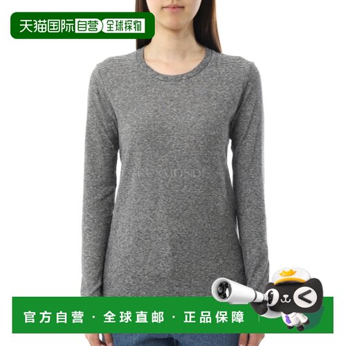 韩国直邮ISABEL MARANT KAARON (TS0012FB) D1N02E上衣(BKWH)条纹