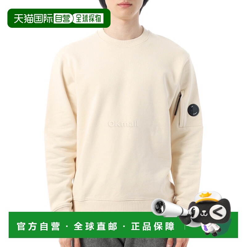 韩国直邮CP COMPANY 轻质羊毛圆领镜片运动衫 (19CMSS713A 005086