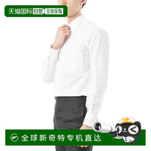 经典 韩国直邮Thom 衬衫 Browne汤姆布朗 纽扣带RWB门襟 长袖