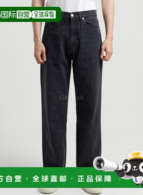 韩国直邮Our Legacy牛仔裤男女款黑色高腰直筒宽松经典M4195TSW