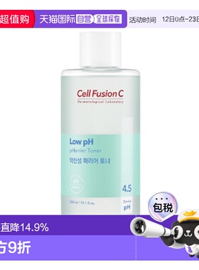 韩国直邮Cell Fusion C 秀肤生 弱酸PH4.5温和爽肤水 300ml正品