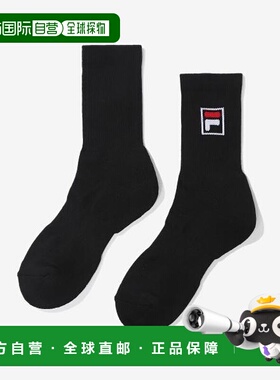 韩国直邮FILA [FILA] 网球长筒袜 (FS3SCF5251X_BLK)