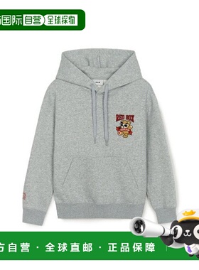 韩国直邮MLB MLB 连帽衫 PQJ 3AHDE0146-43MGS 小号巨熊图案磨毛