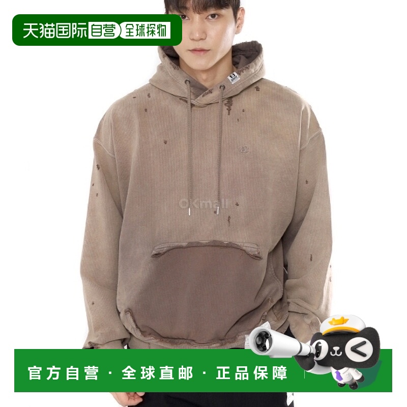 韩国直邮MIHARA YASUHIRO A13HD542 棕色 拉链兜帽/卫衣