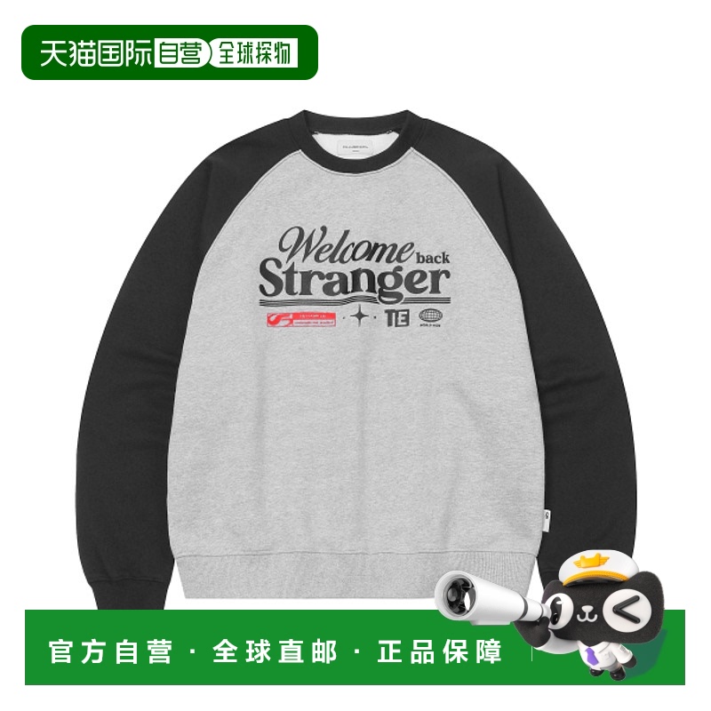 韩国直邮FILLUMINATE 公用卫衣 FBESUTM093BK Stranger Sweat Shi