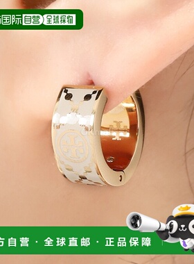 韩国直邮TORY BURCH 小号 T 字母环形耳环 (157223-700) 珠宝耳扣
