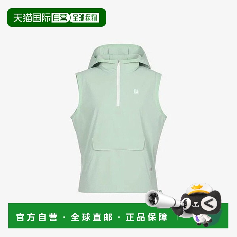 韩国直邮FILA 女式网球梭织连帽背心 KQC FS2VTG3351F-MIT