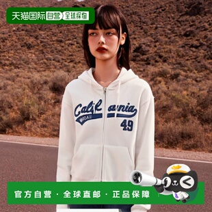 百搭潮牌高级感正品 女士WHMZD4T21F时尚 连帽衫 韩国直邮WHO.A.U