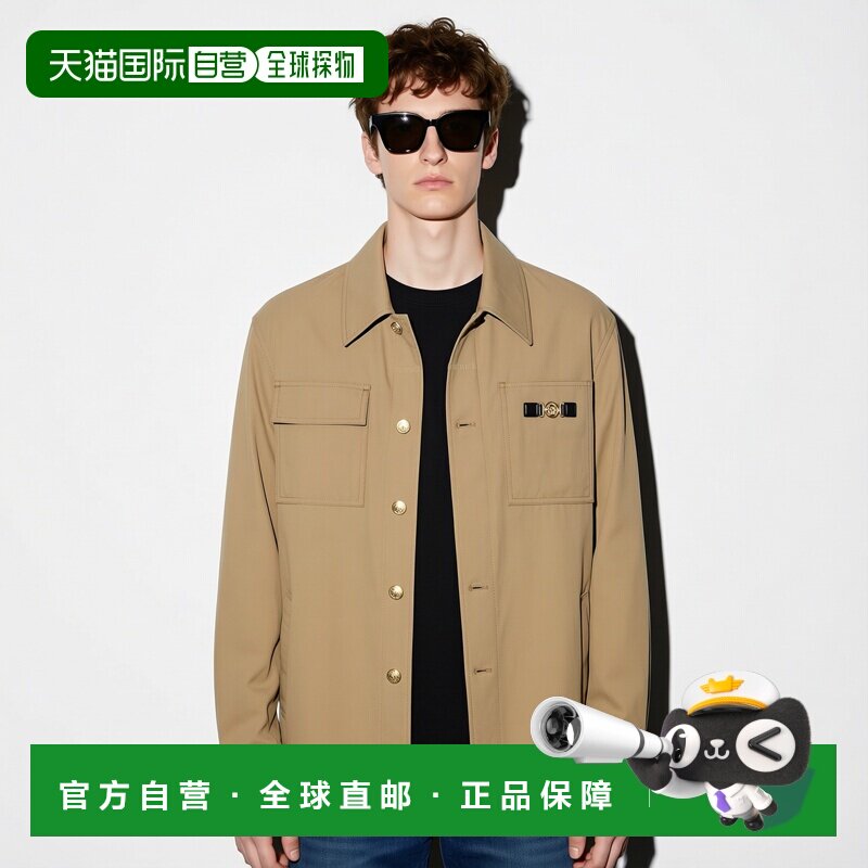 韩国直邮VERSACE 帆布工装夹克（1020687 1A15001 1KI10） 夹克