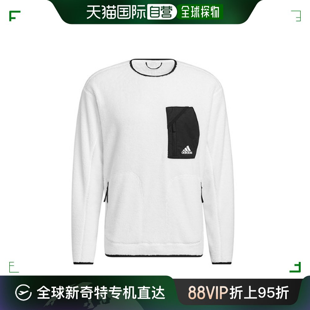 韩国直邮[Adidas]男士长袖T恤绒布 CRUE SWEAT HN2073