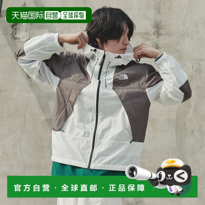 韩国直邮北面THE NORTH FACE Logo字母连帽长袖宽松夹克外套 男款