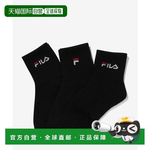 韩国直邮FILA KIDS 儿童儿童袜子(0-16岁)1200FK3SCG1074XBLK