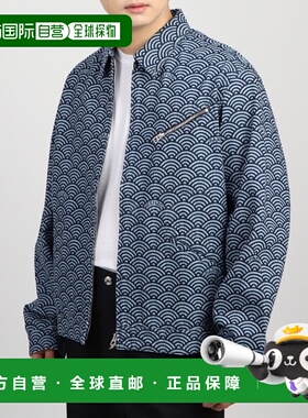 韩国直邮KENZO FE5 5DB100 6K1 DM 牛仔外套 男士 纯棉 经典衬衫