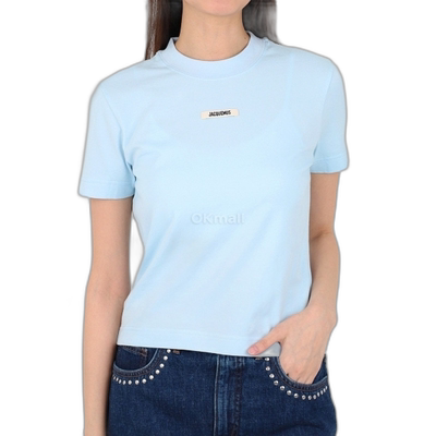 韩国直邮JACQUEMUS 241JS133 2031 320 男士短袖圆领修身型T恤