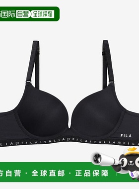 韩国直邮FILA [Wheella] 基本款无钢圈文胸 (FI4BAF1645F_BLK)