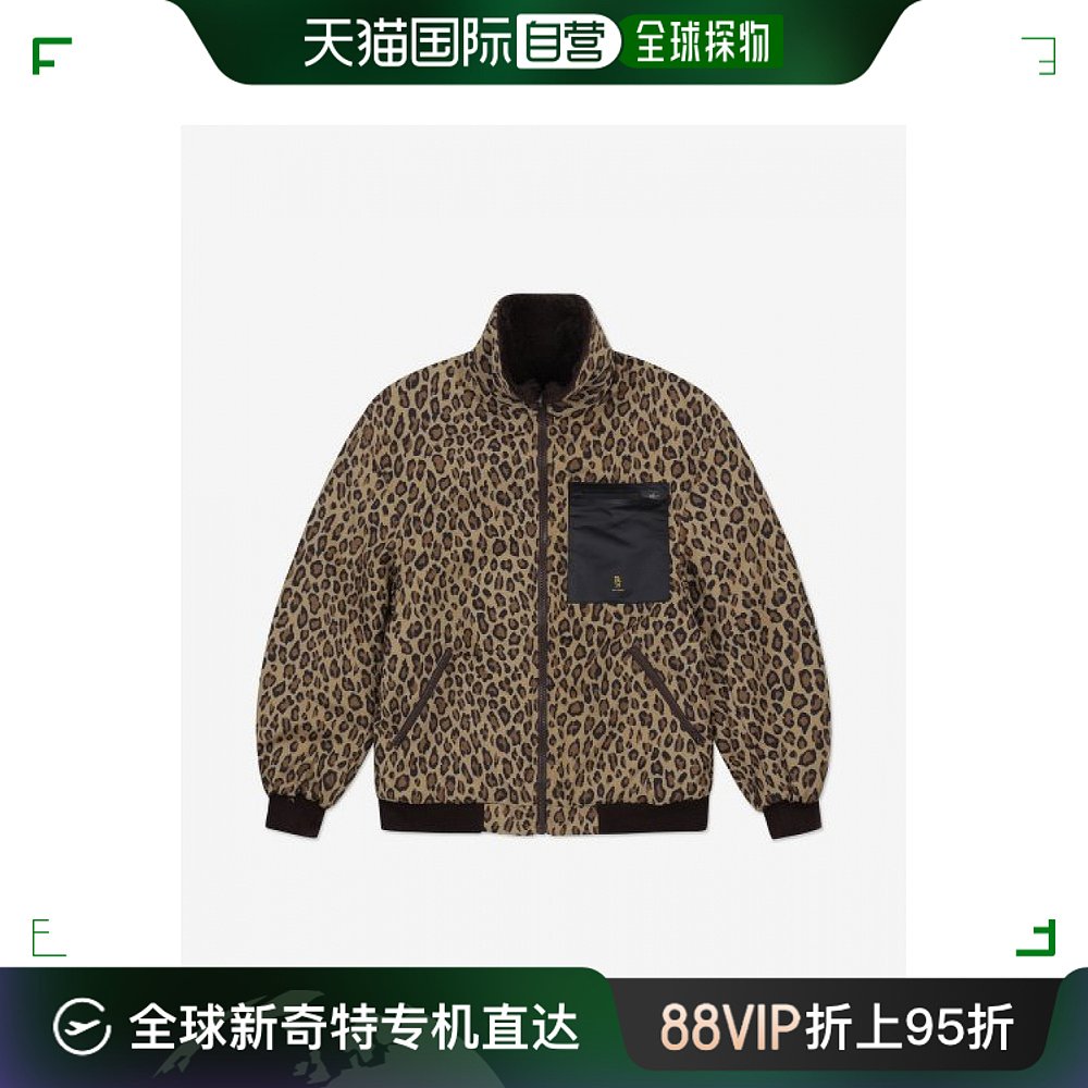 韩国直邮r13 通用 外套夹克衫双面豹纹