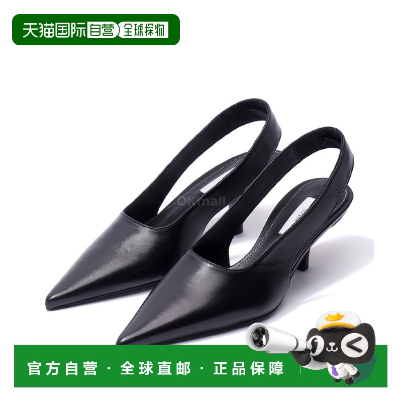 韩国直邮TOTEME 经典皮革露跟鞋（252-WAS0205-LE0104 001） 泵