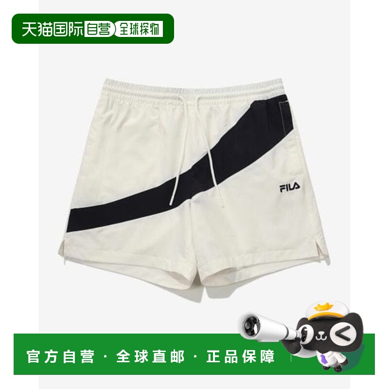韩国直邮FILA [商店] 惠拉 FS2TRG2103X OWH Uni 传统旗帜短裤新