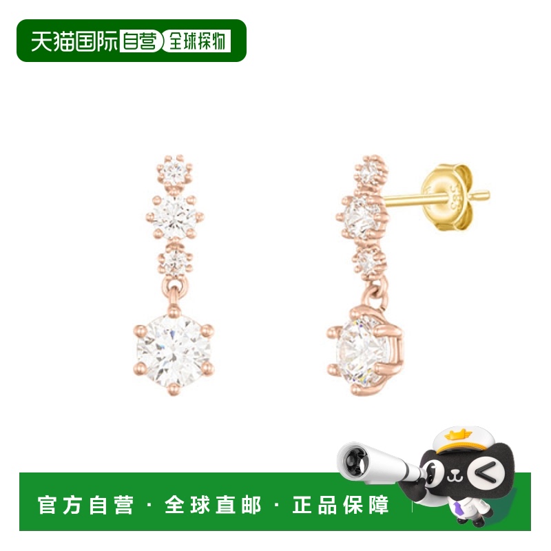 韩国直邮JESTINA 女士耳环 JJJTEQ4BF009R40A0 14K耳钉配饰