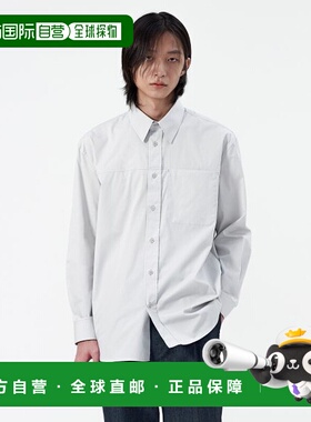 韩国直邮INSILENCE设计师款通用日常休闲宽松时尚衬衫IM2J4SH02GY