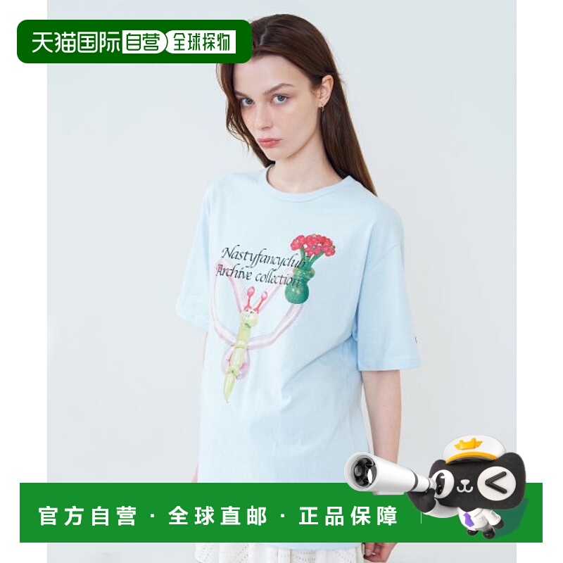 韩国直邮NASTY FANCY CLUB街头辣妹潮牌酷帅休闲时尚新款T恤F23QB