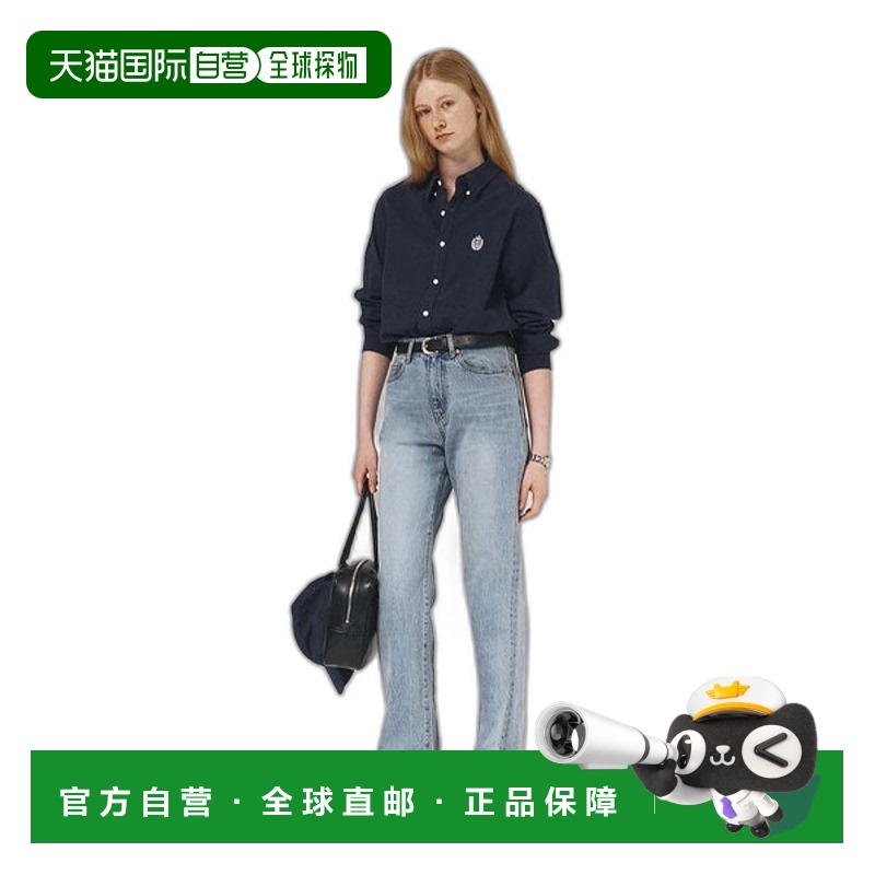 韩国直邮Dunst2023秋冬新品中性风经典女款牛仔裤UDPA3C217B1