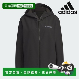 韩国直邮adidas 女式连帽外套 /R9- IL9013/W WARM SFTSHEL 女式