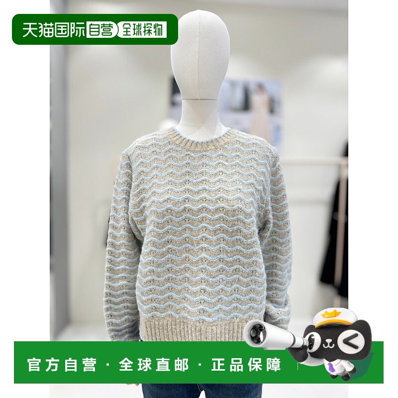韩国直邮JJ JIGOTT [釜山] [JJGOTT] 羊毛冲孔圆领套头针织衫 GPC