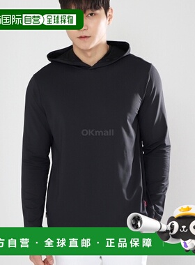 韩国直邮G/FORE 男士拉绒背面科技连帽衫 (GMM000015-ONYX) 长袖T