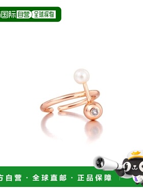 韩国直邮Rita Monica 戒指300570986 BUBBLE PEARL CROSS RING