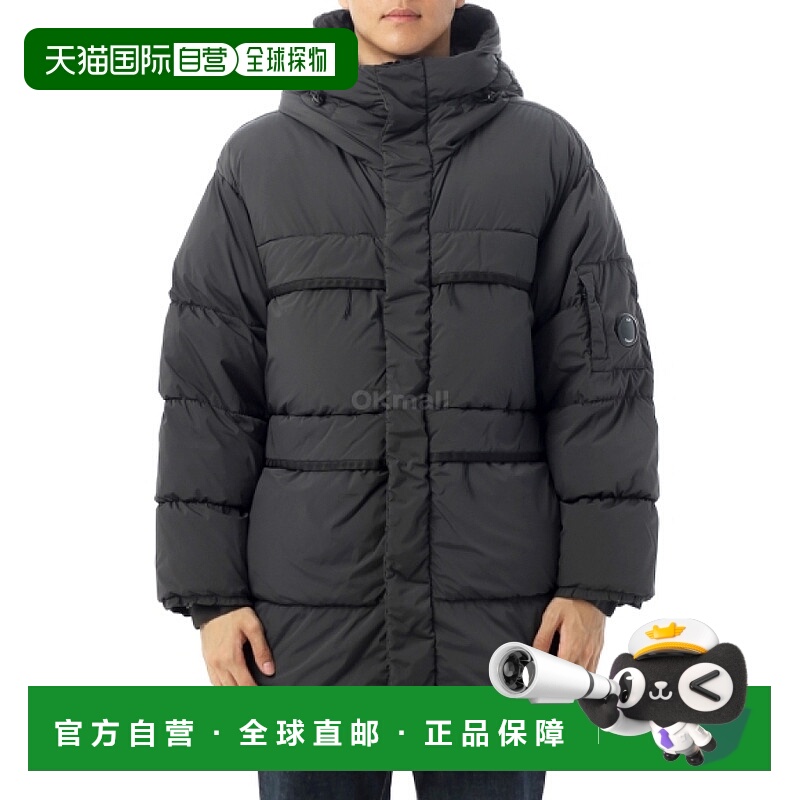 韩国直邮CP COMPANY Nycra-R 长款连帽羽绒服 (19CMOW240A 005864