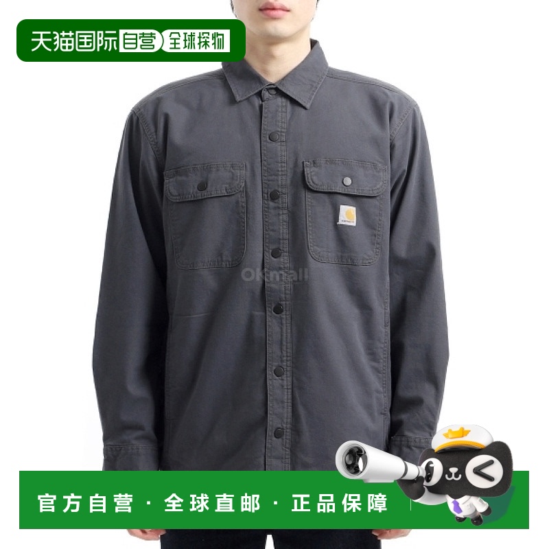 韩国直邮carhartt 宽松版型帆布羊毛衬里衬衫夹克（105419 029）