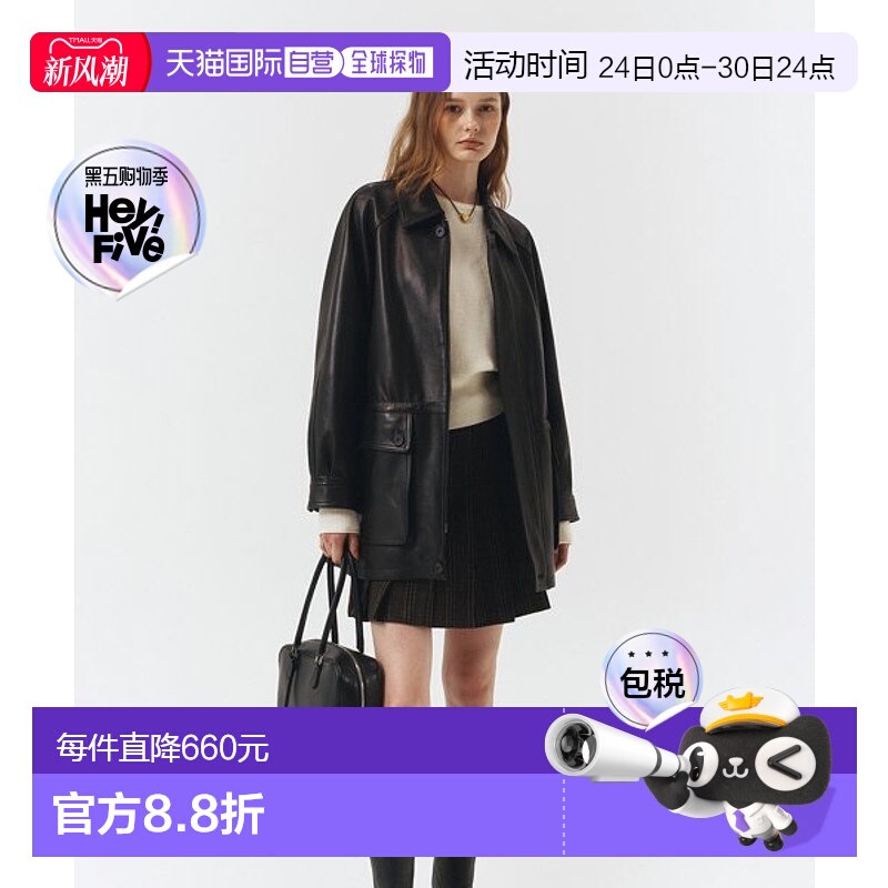 韩国直邮Dunst2023秋冬新品中性风经典女款休闲包UDBA3E201BK