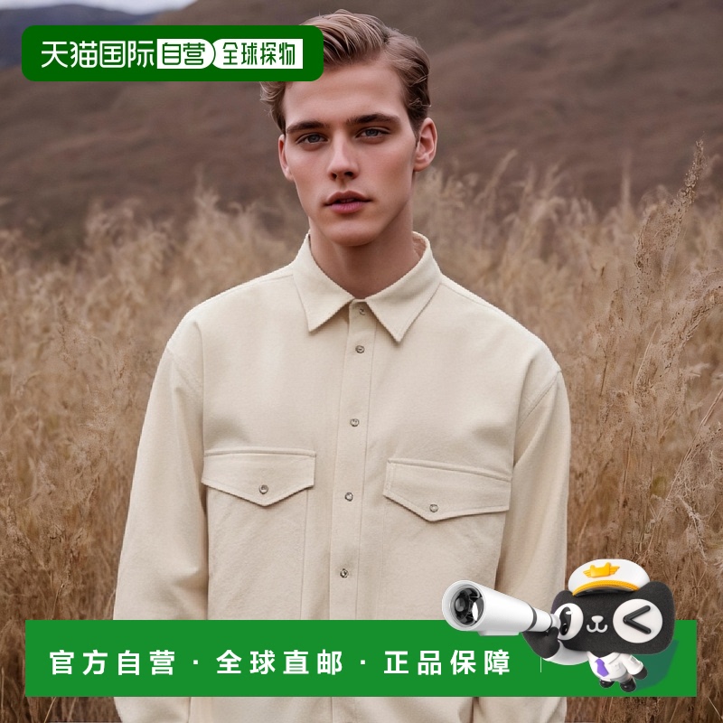 韩国直邮YALE YALE X ROOTFINDER CORDUROY WAVVE SHIRT IVORY男Y