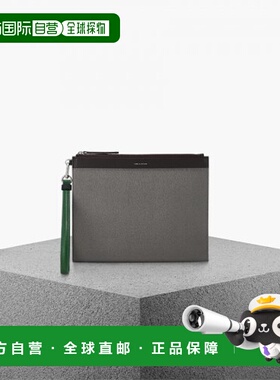 韩国直邮FIND KAPOOR手拿女包时尚撞色小方包灰色 1000257手拿包