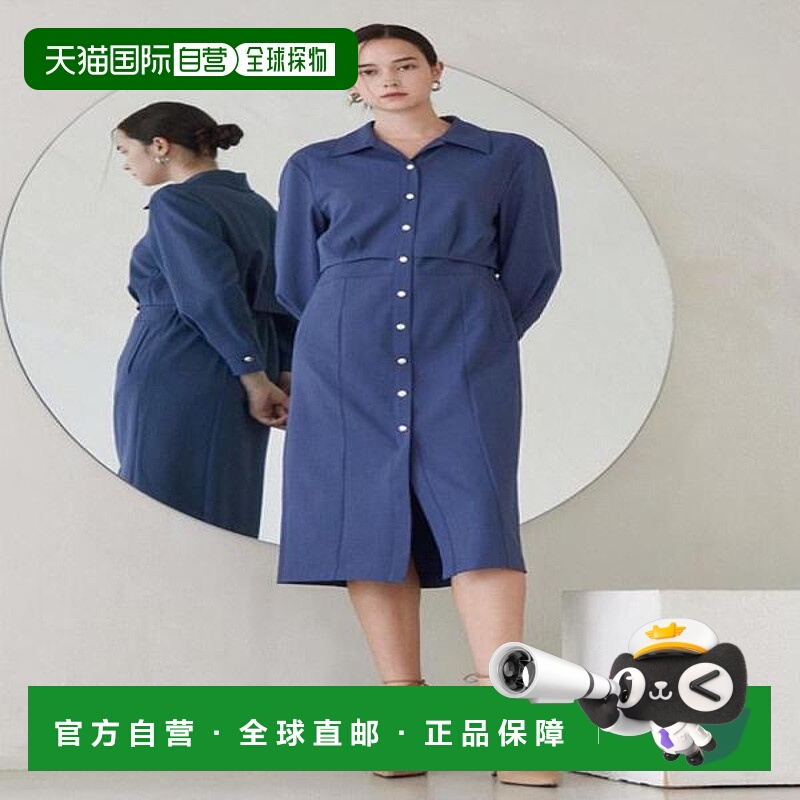 韩国直邮THE IZZAT THEISABEL 后背褶裥装饰衬衫连衣裙 _K IN9A0O