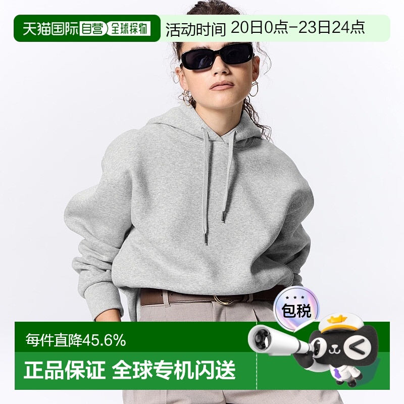 香港直邮GU by Uniqlo 重量级运动大连帽衫