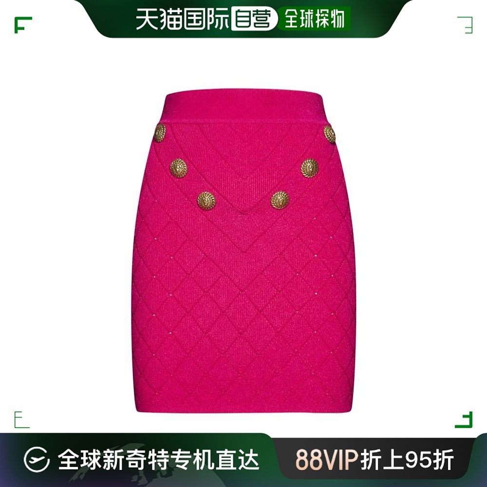 韩国直邮BALMAIN24SS短拳女CF1LB004KF53 4DKFUCHSIA