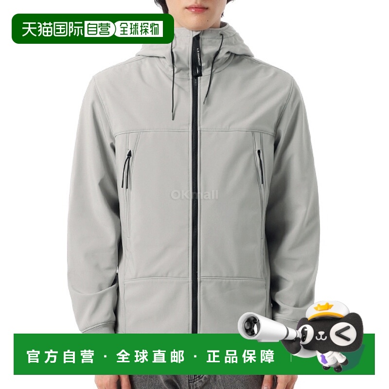 韩国直邮CP COMPANY 羊毛全拉链护目镜连帽夹克（19CMOW700A 0060