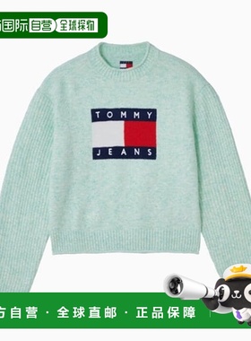 韩国直邮TOMMY HILFIGER Tamizin 米色国旗罗纹毛衣 B1 T32F7KTO4