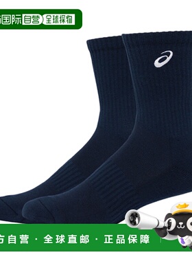 韩国直邮ASICS亚瑟士韩版正品代购运动舒适秋冬男款袜子3043A0884