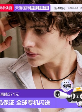 韩国直邮VINTAGE HOLLYWOOD 男士项链VH2478NE072M Black Stone B