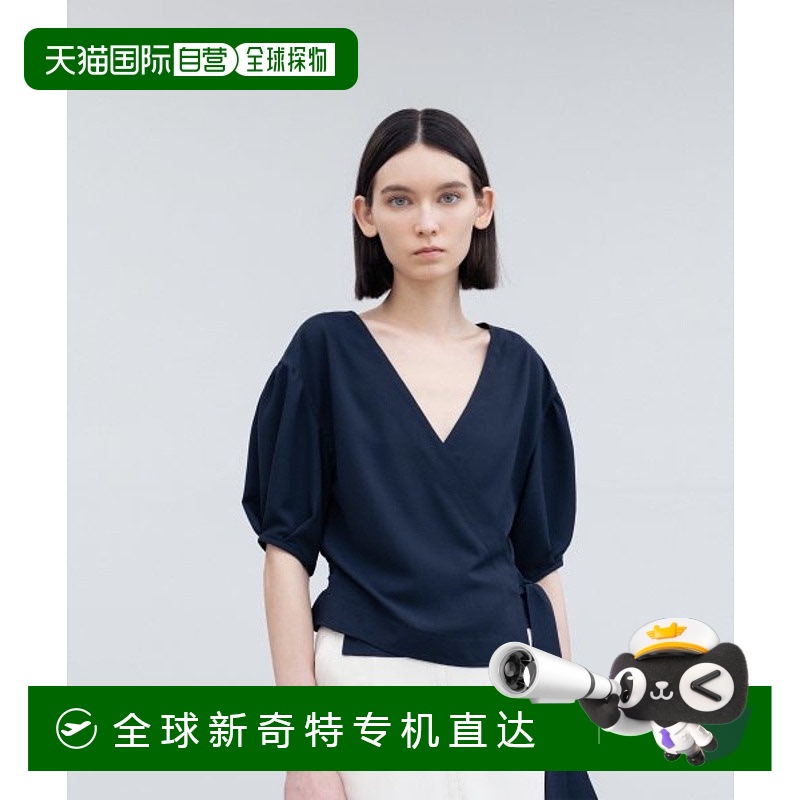 韩国直邮RE RHEE 女士女装雪纺衫RO2BLO038-0 BALLOON SLEEVE CREP