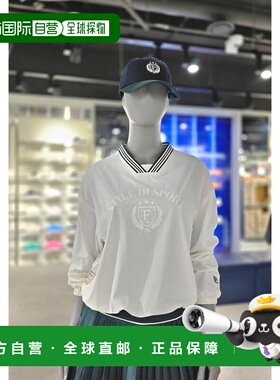 韩国直邮FILA [Paju] 惠拉女式网球梭织T恤(FS2POG3351F-OWH)