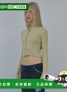 韩国直邮SCULPTOR美式复古街头辣妹潮牌新款毛衣SC24S112YE针织衫