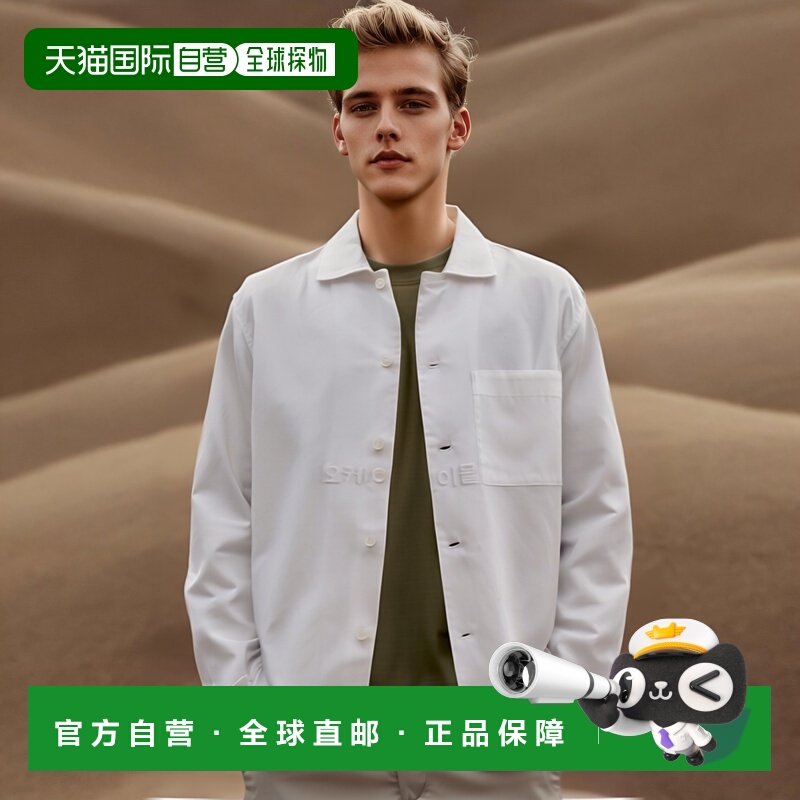 韩国直邮Tekla衬衫男女款白色休闲时尚百搭日常精致出行设计感