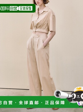 韩国直邮LOEUVRE 女士女装休闲裤 Crease Wide Pants SW2ML649-91