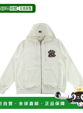 韩国直邮MLB MLB 官方基本款巨型徽标连帽衫 3ATRB0224-50IVS