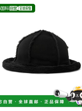韩国直邮UGG 21622BLKSHEEPSKIN SPILL SEAM BUCKET (W) - BLACK